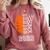 Graduate Senior Class 2022 Graduation Basketball Player Comfort Colors Sweatshirt Crimson