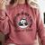 I Graduated Can I Go Back To Bed Now 2024 Graduation Panda Comfort Colors Sweatshirt Crimson