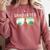 Graduated Graduation Tropical Sunglasses Comfort Colors Sweatshirt Crimson