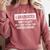 I Graduated I'm Just College High School Graduation 2026 Comfort Colors Sweatshirt Crimson