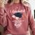I Graduated Life Is Gonna Be Easy Now Right Graduation Comfort Colors Sweatshirt Crimson