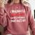 I Graduated Middle School Graduation Comfort Colors Sweatshirt Crimson