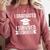 I Graduated I Survived High School Graduation Comfort Colors Sweatshirt Crimson
