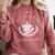 Graduation Her Him 2018 Men Women Girl Boy Kid Comfort Colors Sweatshirt Crimson