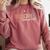 Graduation 2022 DONE With School Class Of 2022 Graduate Comfort Colors Sweatshirt Crimson