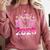 Graduation 2025 Proud Mom Of 2025 Graduate Floral Women Comfort Colors Sweatshirt Crimson