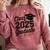 Graduation 2025 Senior 2025 Class Of 2025 Graduate Comfort Colors Sweatshirt Crimson