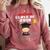 Graduation Class Of 2018 Game Over 8-Bit Gamer Comfort Colors Sweatshirt Crimson