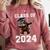Graduation Class Of 2024 Bigfoot Graduated Seniors 2024 Comfort Colors Sweatshirt Crimson