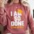 Graduation Class Of 2025 I Am So Done Senior Student Comfort Colors Sweatshirt Crimson