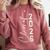 Graduation Class Of 2026 Comfort Colors Sweatshirt Crimson