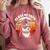 Graduation Day 2025 Graduate Class School Degree College Dog Comfort Colors Sweatshirt Crimson