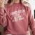 Graduation Can I Go Back To Bed Shirt Comfort Colors Sweatshirt Crimson