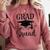 Graduation Grad Squad Comfort Colors Sweatshirt Crimson