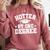 Graduation Hotter By One Degree Comfort Colors Sweatshirt Crimson