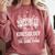 Graduation Kinesiology Major Comfort Colors Sweatshirt Crimson