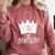 Graduation King Of Dentistry Dentist Or Hygienist Comfort Colors Sweatshirt Crimson
