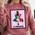 Graduation Latina Educated La Graduada Mexican Bingo Card Comfort Colors Sweatshirt Crimson