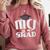 Graduation Masters Criminal Justice Premium Tri-Blend Comfort Colors Sweatshirt Crimson