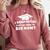 Graduation Motivation Joke University High School Student Comfort Colors Sweatshirt Crimson