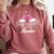 Graduation For Nurses Day Shift Is For Sissies Comfort Colors Sweatshirt Crimson