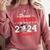 Graduation Proud Brother Of A 2024 Senior Baseball Player Comfort Colors Sweatshirt Crimson