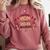 Graduation Proud Mom Of 8th Grade Graduate Comfort Colors Sweatshirt Crimson