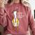 Graduation Senior Silly Goose Today Im A Serious Goose Comfort Colors Sweatshirt Crimson