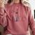 Graduation Shirt Comfort Colors Sweatshirt Crimson