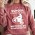 Graduation Shirt For Dirtbike Motocross Riders Comfort Colors Sweatshirt Crimson