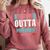 Graduation Shirt Straight Outta Preschool Class Of 2018 Tee Comfort Colors Sweatshirt Crimson