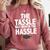 Graduation The Tassle Was Worth The Hassle T-Shirt Comfort Colors Sweatshirt Crimson