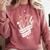 Hairdresser Gift Idea Graduation Tattoo Craft Hairstylist Comfort Colors Sweatshirt Crimson