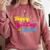 Happy Last Day Of School Graduation Teacher Students Comfort Colors Sweatshirt Crimson