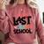 Happy Last Day Of School Kids Teacher Student Graduation Comfort Colors Sweatshirt Crimson