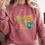 Happy Last Day Of School Student Teacher Graduation Comfort Colors Sweatshirt Crimson