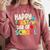 Happy Last Day Of School Teacher Kids Boys Girls Graduation Comfort Colors Sweatshirt Crimson