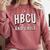 HBCU And Chill Support Alumni Graduation Education Comfort Colors Sweatshirt Crimson