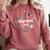 Heart Coast Guard Wife Coast Guard Graduation Wife USCG Wife Comfort Colors Sweatshirt Crimson