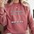 High School College Graduation Senior 2018 Shirt Comfort Colors Sweatshirt Crimson