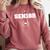High School College Senior Graduation TShirt 2018 Comfort Colors Sweatshirt Crimson