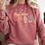 High School Grad 2023 Class Of 2023 Retro Graduation Done Comfort Colors Sweatshirt Crimson