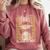 High School Graduate Queen Class Of 2021 Graduation Comfort Colors Sweatshirt Crimson