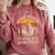 Hiking Because People Are Annoying Introvert Comfort Colors Sweatshirt Crimson