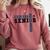 Hockey Senior Night Hockey Senior 2025 Graduation 32 Comfort Colors Sweatshirt Crimson
