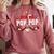 Hockey Senior Pop Pop Graduation Class Of 2026 Kids Comfort Colors Sweatshirt Crimson