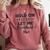 Hold On Let Me Overthink This Anxiety Women Introvert Comfort Colors Sweatshirt Crimson
