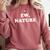 Homebody Indoorsy Introvert Ew Nature Comfort Colors Sweatshirt Crimson