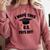 I Hope This BS Pays Off College Graduation Comfort Colors Sweatshirt Crimson