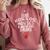 I Like Horror Movies And Maybe 3 People Introvert Comfort Colors Sweatshirt Crimson